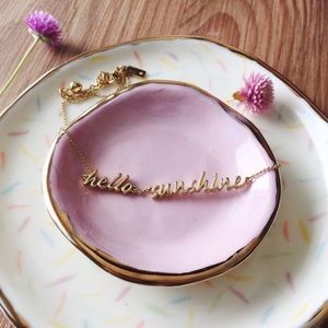 Kate Spade ♠️ New Hello Sunshine Gold Necklace